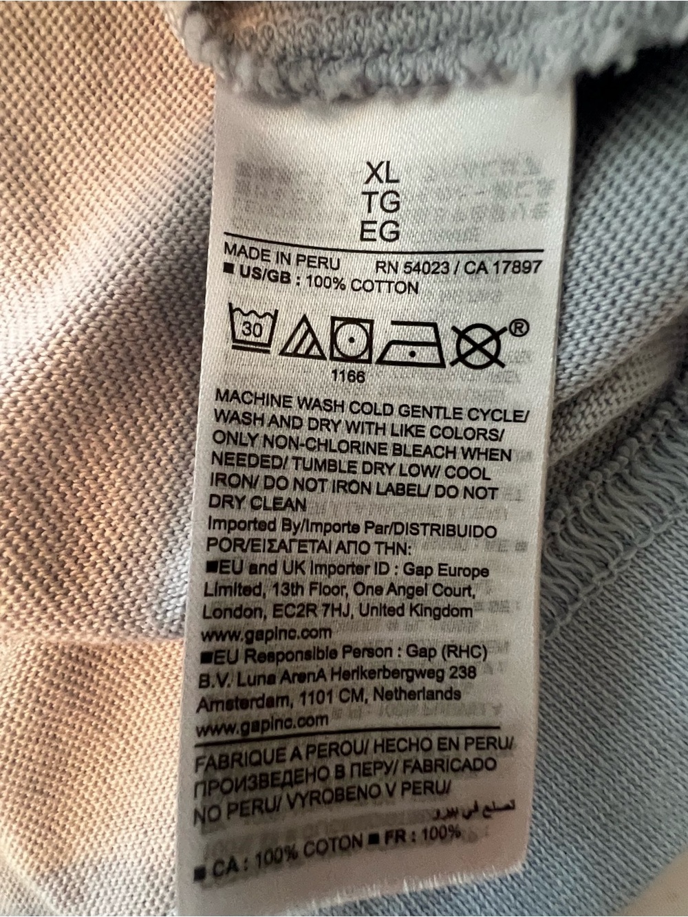 Banana Republic Gray Long-Sleeve Polo Shirt - Picture 3 of 6